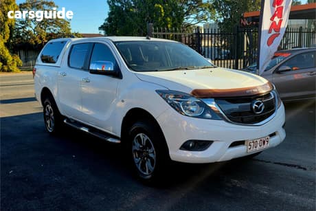 White 2017 Mazda BT-50 Dual Cab Utility Xtr (4X4)