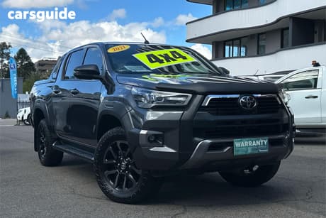 Grey 2021 Toyota Hilux Double Cab Pick Up Rogue (4X4)