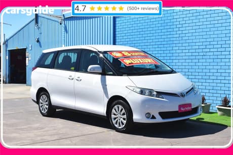 White 2014 Toyota Tarago Wagon Gli
