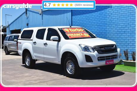 White 2018 Isuzu D-MAX Crew Cab Utility Sx Hi-Ride (4X4)