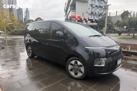 Blue 2022 Hyundai Staria Wagon Highlander