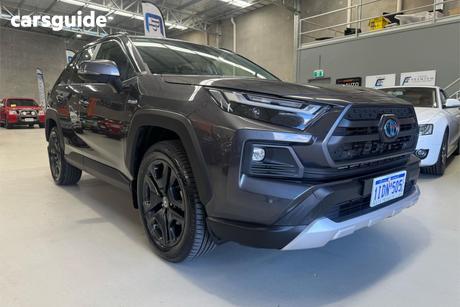 Grey 2024 Toyota RAV4 Wagon Edge (Awd) Hybrid