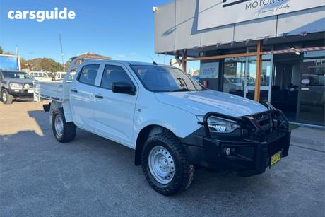 White 2021 Isuzu D-MAX Crew Cab Chassis Sx (4X4)