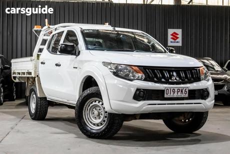 White 2018 Mitsubishi Triton Dual Cab Utility Glx