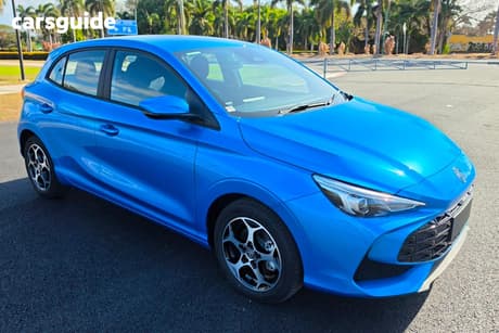 Blue 2026 MG MG3 Hatchback Excite Hybrid+