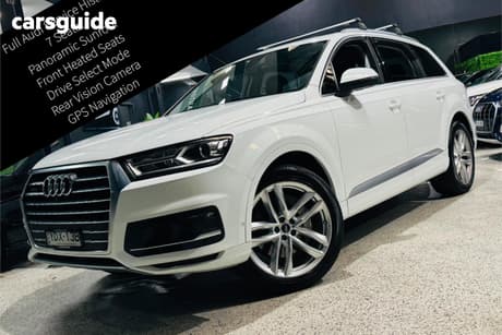 White 2017 Audi Q7 Wagon 3.0 Tdi Quattro (160Kw)
