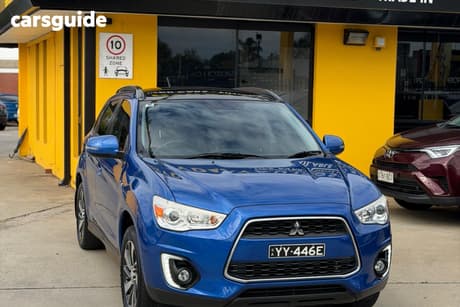 Blue 2014 Mitsubishi ASX SUV XLS (2WD) XB MY15
