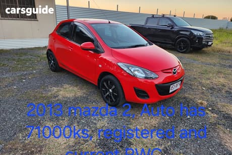 Red 2013 Mazda 2 Hatchback Neo