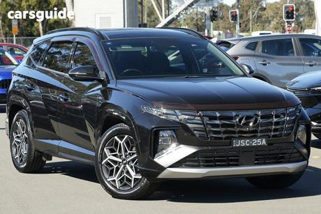 Black 2021 Hyundai Tucson Wagon Highlander (Awd)