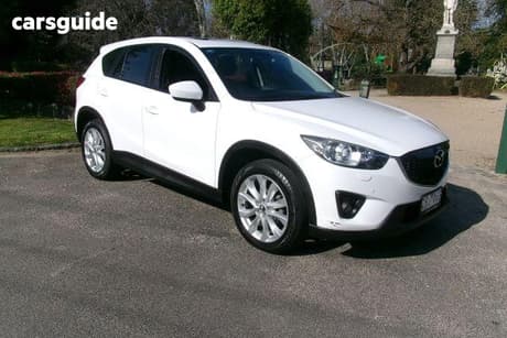 White 2012 Mazda CX-5 Wagon Grand Tourer (4X4)