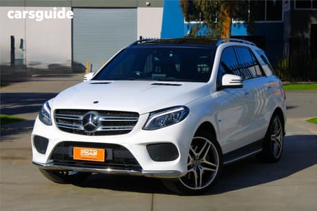 White 2018 Mercedes-Benz GLE500 Wagon E (Hybrid)