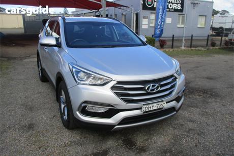 Silver 2016 Hyundai Santa FE Wagon Active Crdi (4X4)
