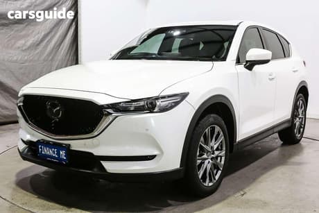 White 2021 Mazda CX-5 Wagon Akera Turbo (Awd)