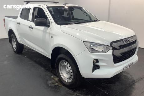 White 2022 Isuzu D-MAX Crew Cab Utility Sx (4X2) High-Ride
