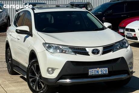 White 2014 Toyota RAV4 Wagon Cruiser (4X4)