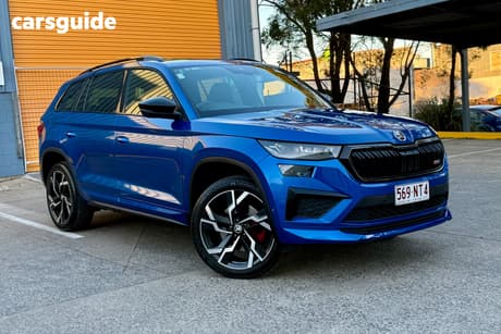 Blue 2023 Skoda Kodiaq Wagon Rs (4X4) 180Tsi
