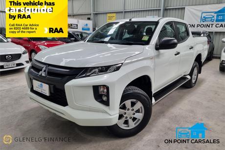 White 2019 Mitsubishi Triton Double Cab Pick Up Glx Plus (4X4)