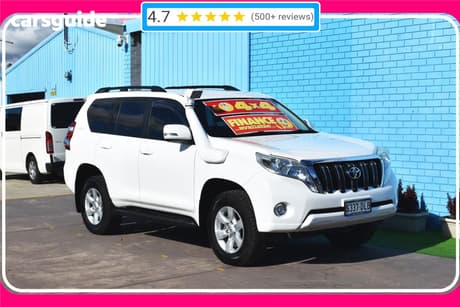 White 2015 Toyota Landcruiser Prado Wagon Gxl (4X4)