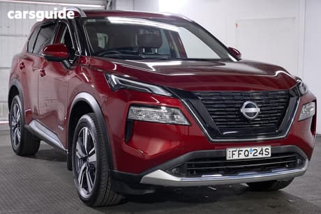 Red 2023 Nissan X-Trail Wagon Ti (4Wd) E-Power (Hybrid)