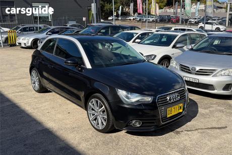 Black 2012 Audi A1 Hatchback 1.6 Tdi Ambition