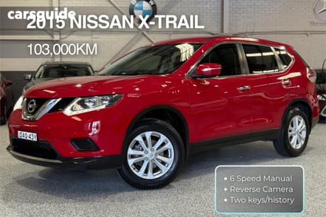Red 2015 Nissan X-Trail Wagon St (Fwd)