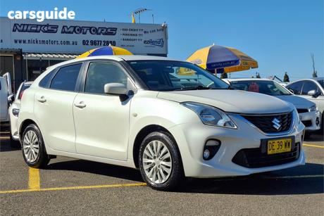 White 2022 Suzuki Baleno Hatchback Gl