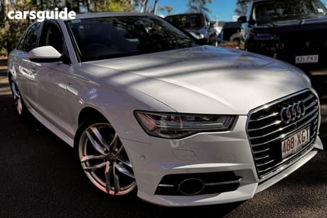 White 2016 Audi A6 Sedan 2.0 Tdi S Tronic S-Line