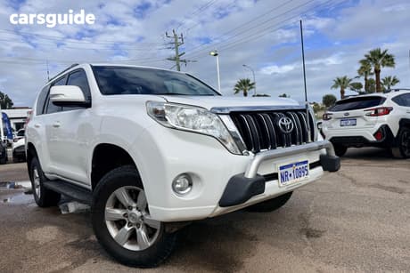 White 2017 Toyota Landcruiser Prado Wagon Gx (4X4)