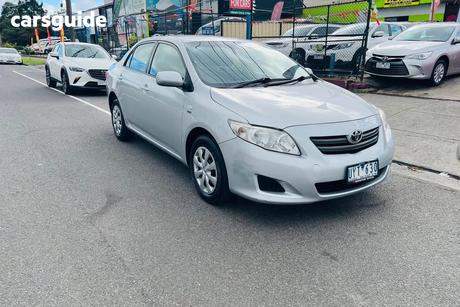 Silver 2007 Toyota Corolla Sedan Ascent