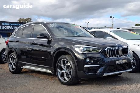 Black 2015 BMW X1 Wagon Sdrive 18D