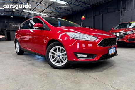 Red 2018 Ford Focus Hatchback Trend