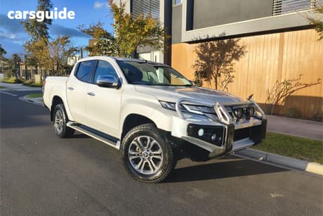 White 2020 Mitsubishi Triton Double Cab Pick Up Gls (4X4)