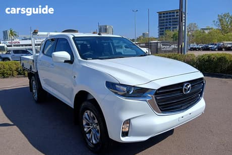 White 2022 Mazda BT-50 Dual Cab Chassis Xt (4X4)