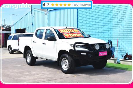 White 2020 Mitsubishi Triton Double Cab Pick Up Glx (4X4)