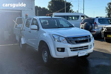 White 2015 Isuzu D-MAX Crew Cab Utility Sx Hi-Ride (4X2)