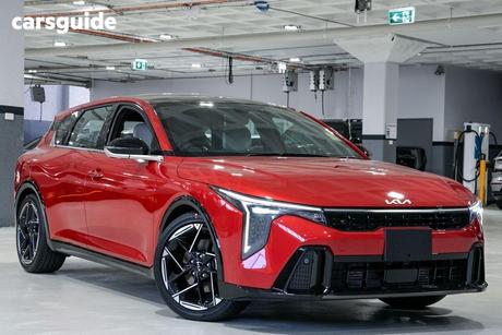 Red 2025 Kia K4 Hatchback Gt-Line