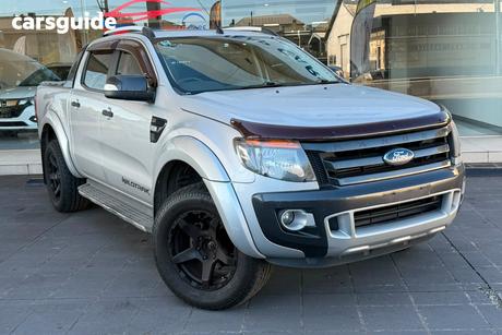 Silver 2013 Ford Ranger Crew Cab Utility Wildtrak 3.2 (4X4)