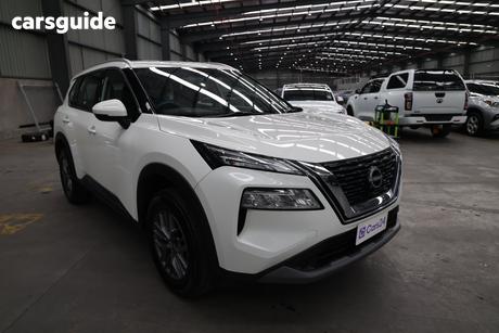 White 2023 Nissan X-Trail Wagon St (4Wd) 7 Seat