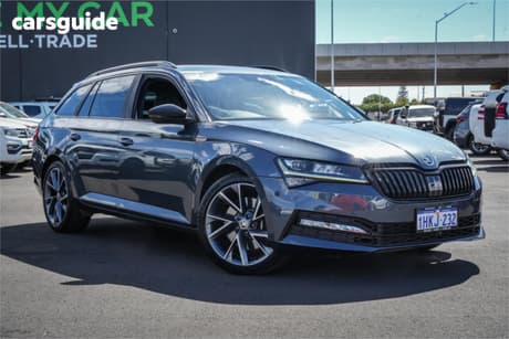 Grey 2021 Skoda Superb Wagon 206 Tsi Sportline