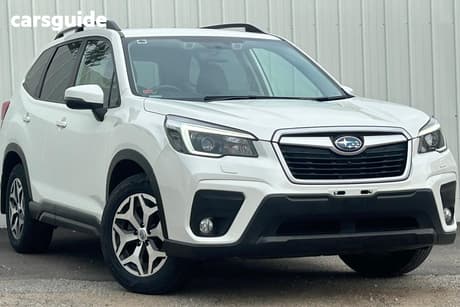 White 2021 Subaru Forester Wagon 2.5I-L (Awd)
