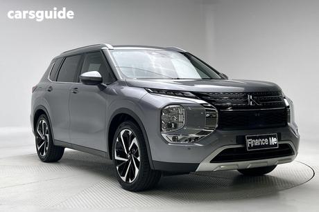 Grey 2022 Mitsubishi Outlander Wagon Aspire 7 Seat (2Wd)