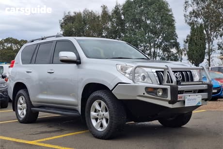 Silver 2012 Toyota Landcruiser Prado Wagon Altitude (4X4)