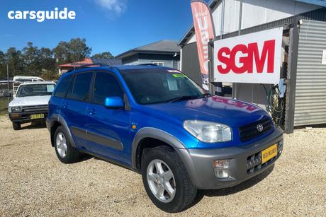 Blue 2003 Toyota RAV4 Wagon Cruiser (4X4)