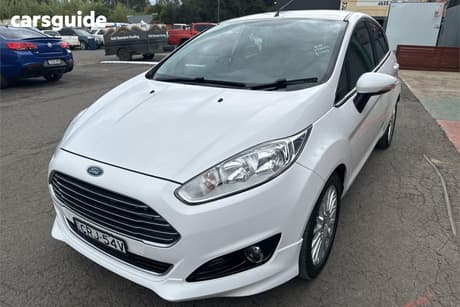 White 2014 Ford Fiesta Hatchback Sport