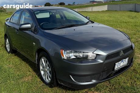 Grey 2011 Mitsubishi Lancer Sedan Sx