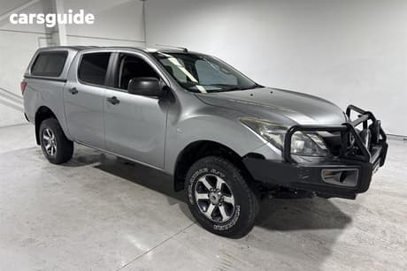 Silver 2015 Mazda BT-50 Dual Cab Utility Xt (4X4)