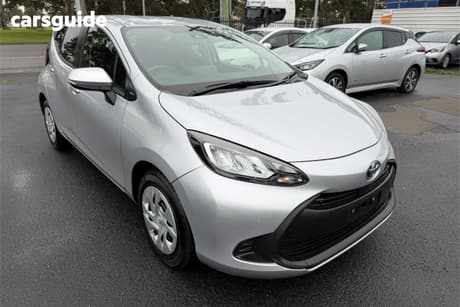 Silver 2022 Toyota Aqua Hatch HYBRID