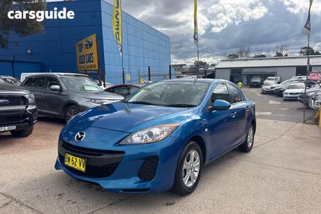 Blue 2013 Mazda 3 Sedan Neo