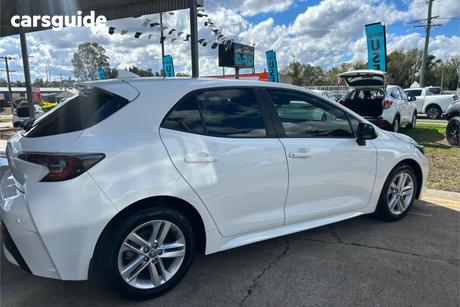 White 2022 Toyota Corolla Hatchback Ascent Sport