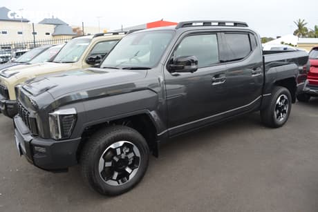 Grey 2025 Kia Tasman Double Cab Pick Up X-Line (4X4) (Std) Blk Fender